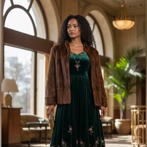 ✨VINTAGE✨ Real Fur (Squirrel/weasel) Coat